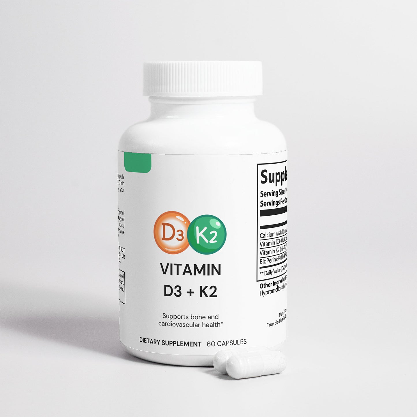 Vitamin D3 and K2