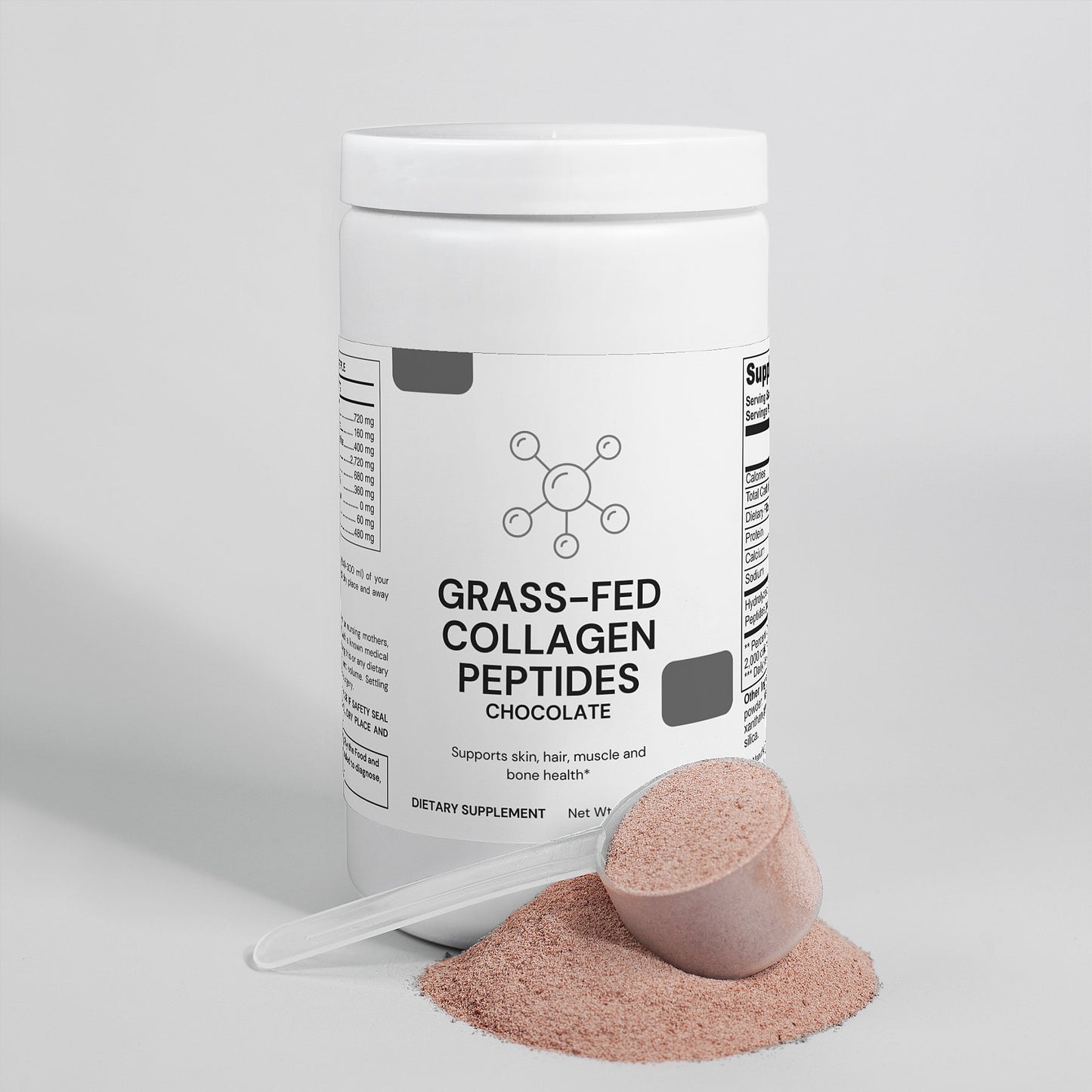 Grass-Fed Collagen Peptides Powder (Chocolate)