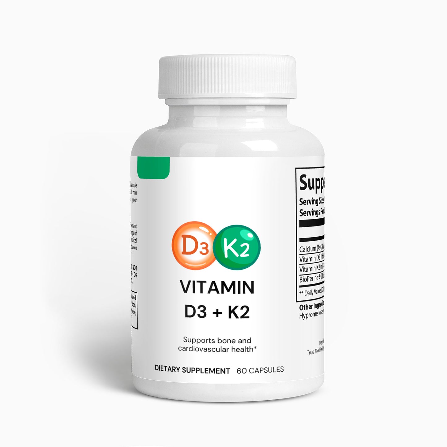 Vitamin D3 and K2