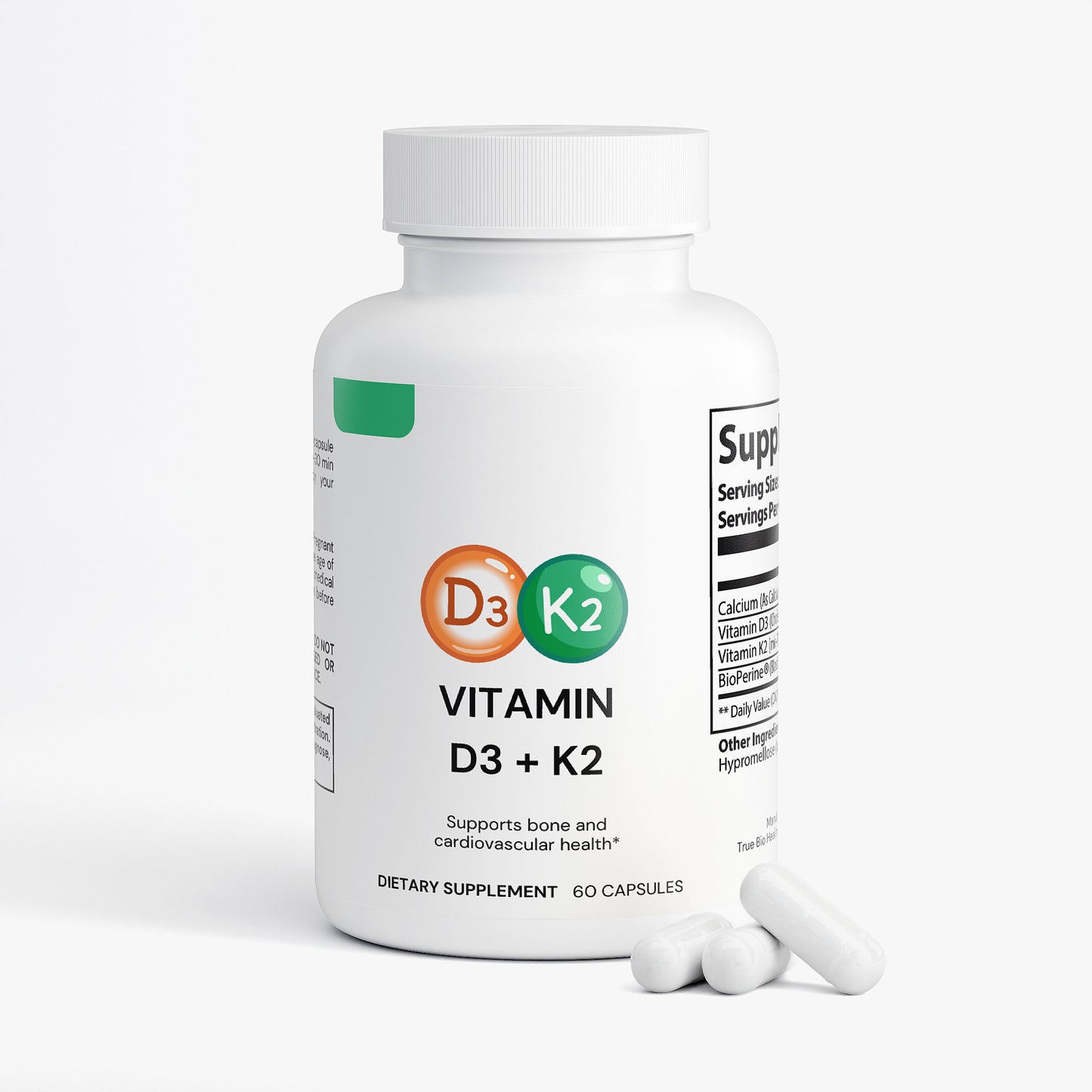 Vitamin D3 and K2