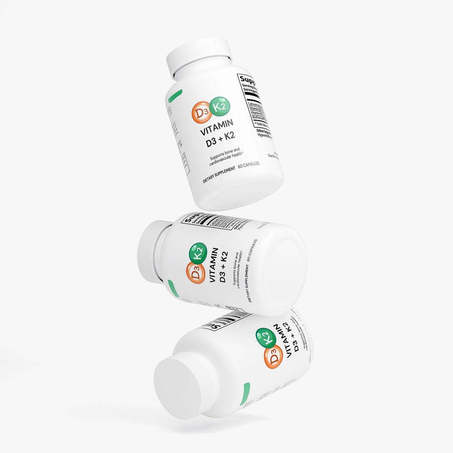Vitamin D3 and K2