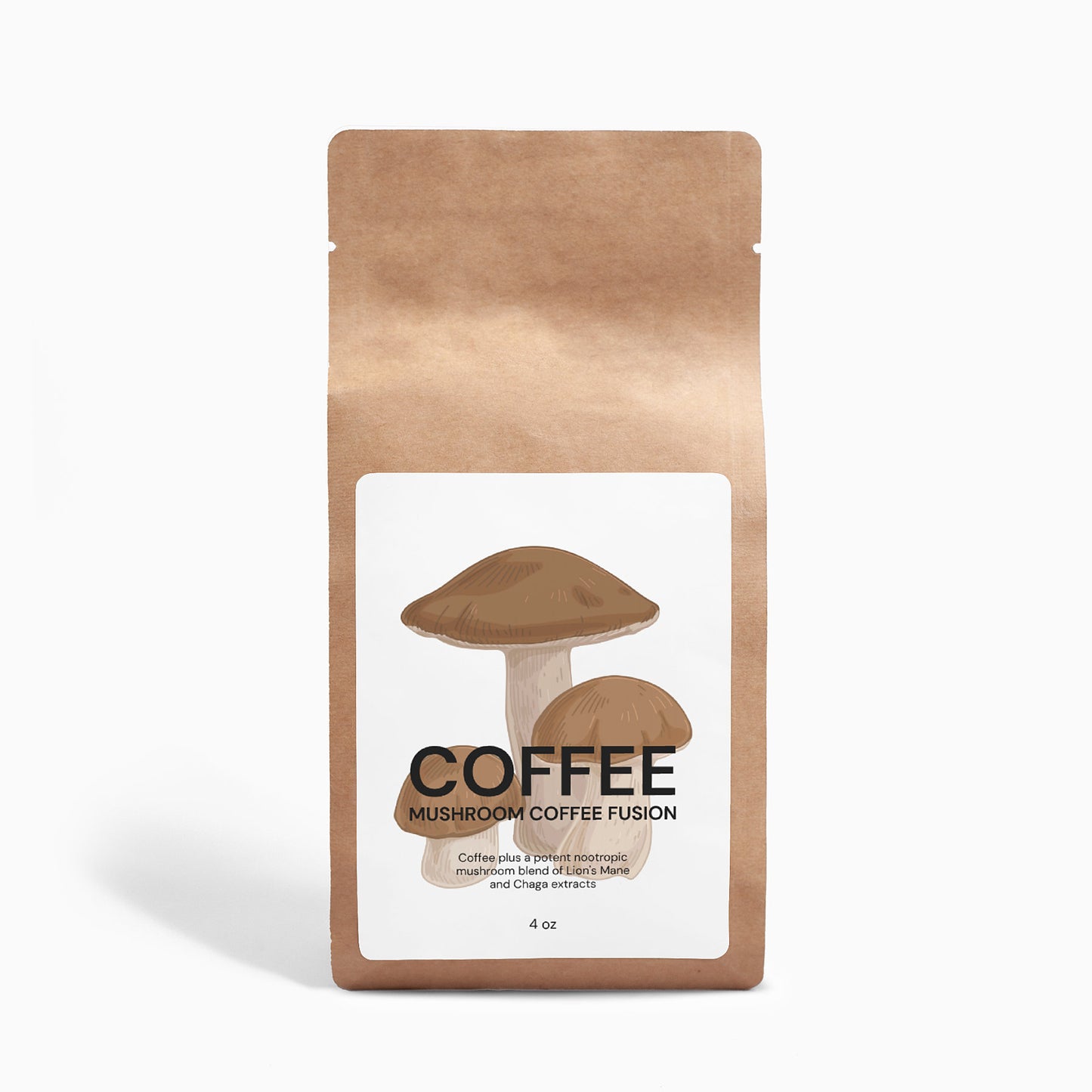 Mushroom Coffee Fusion - Lion’s Mane & Chaga 4oz