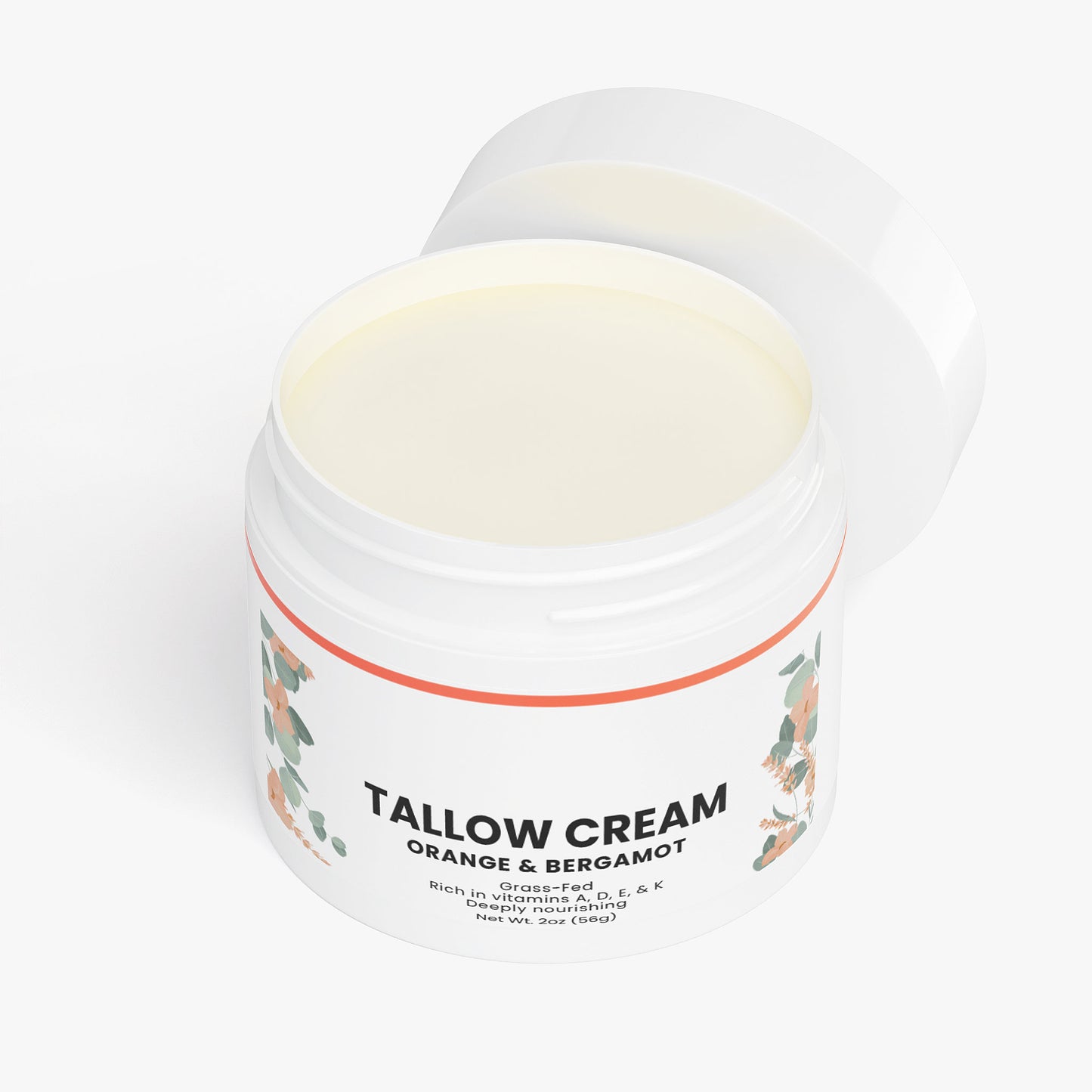 Tallow Cream Orange & Bergamot