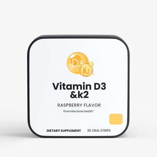 Vitamin D3 with K2 dissolvable strips