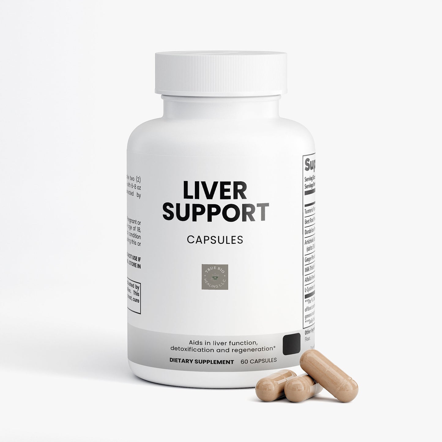 Liver Support with Turmeric and Milk Thistle