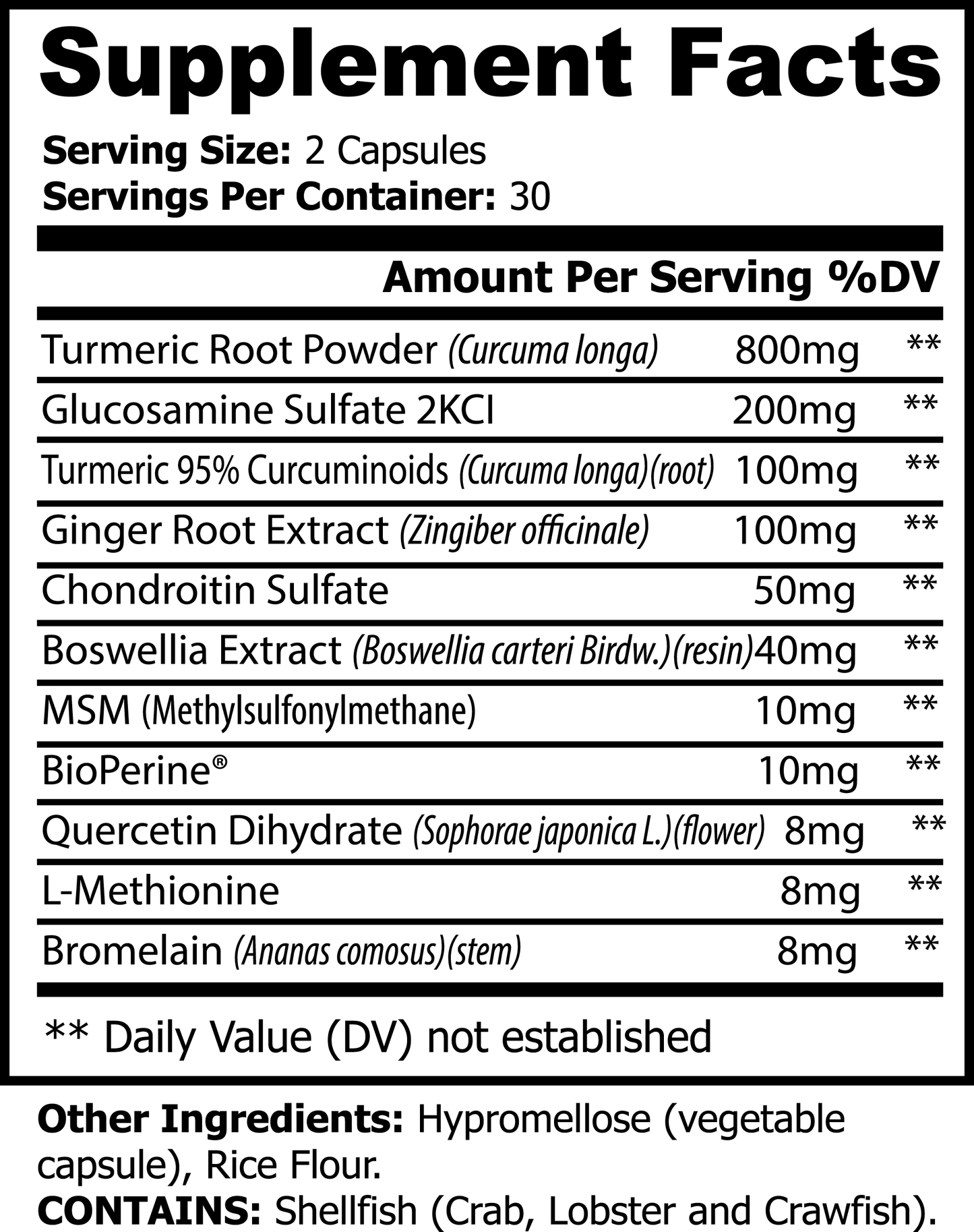 Turmeric and Quercetin