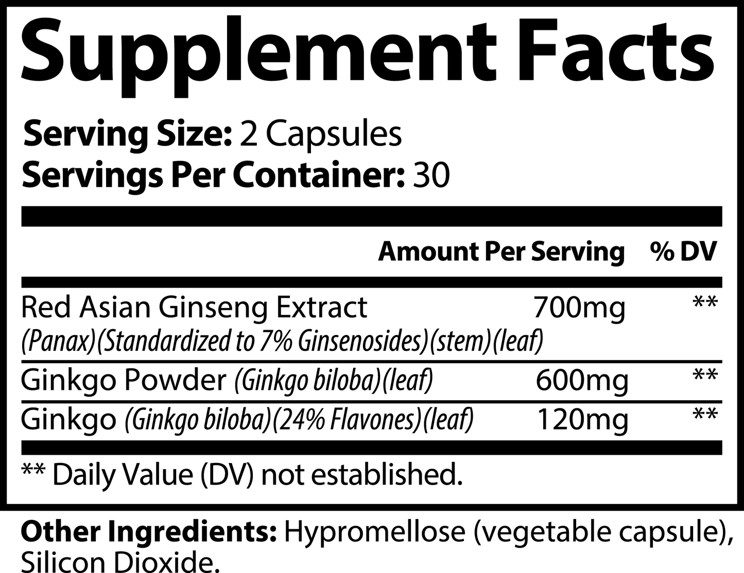 Ginkgo Biloba + Ginseng