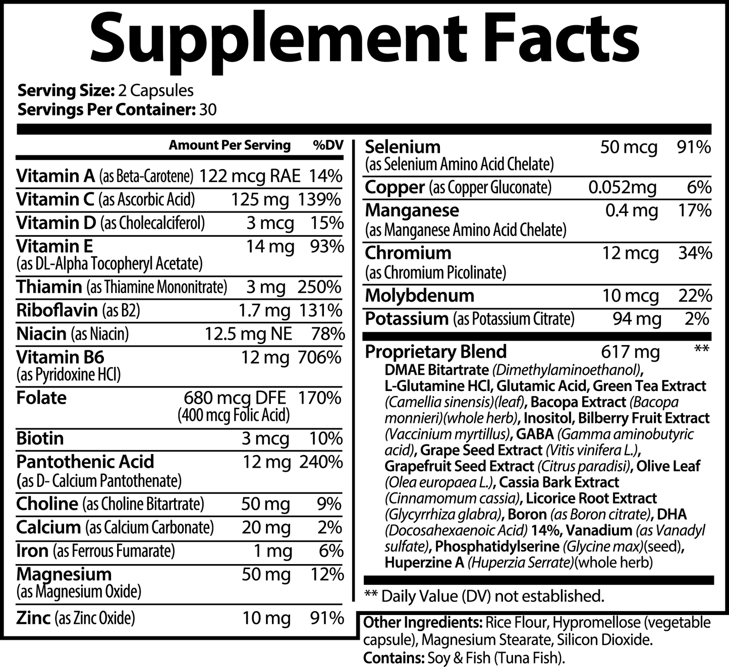 Brain Focus Formula