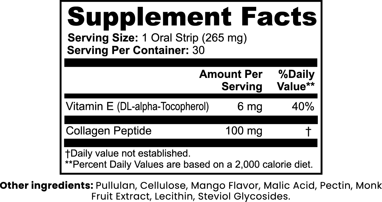 Collagen  Peptide Strips