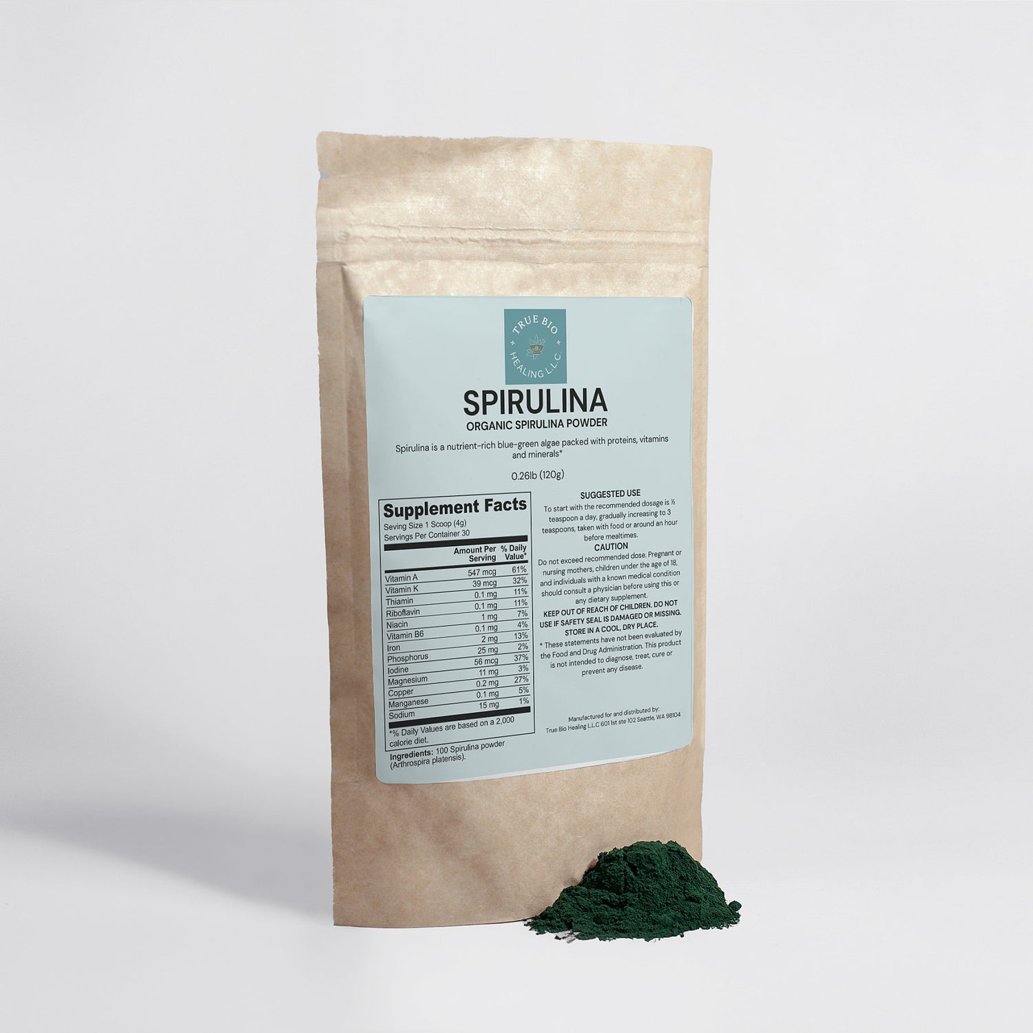 Organic Spirulina Powder DETOX